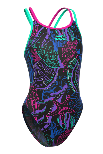 Юниорский купальник спортивный Crossback junior HiClo P6