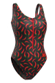 Купальники спортивные принтованные (женщины) Siena Anti-chlor E1