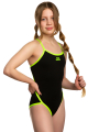 Купальники спортивные однотонные (юниоры) Daria junior PBT